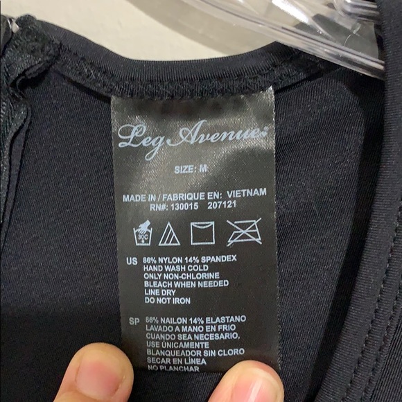 Leg Avenue skeleton jumpsuit size Med 🐢 Halloween - Picture 4 of 6